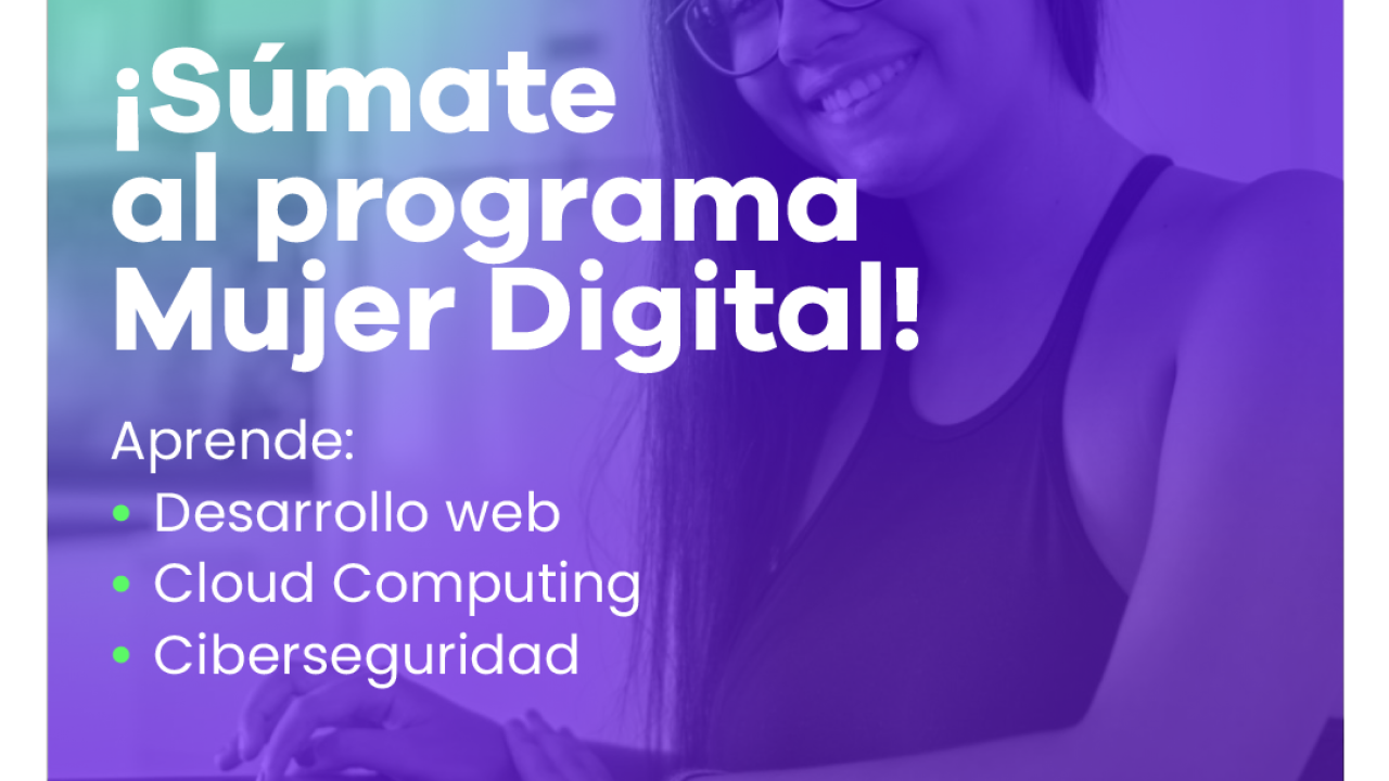 Imagen Programa Mujer Digital