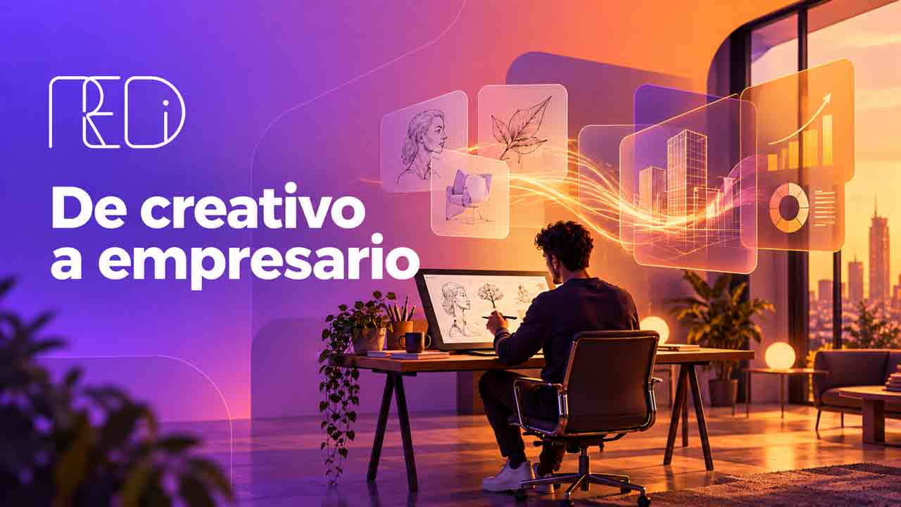De creativo a empresario: convertir tu conocimiento creativo en un negocio