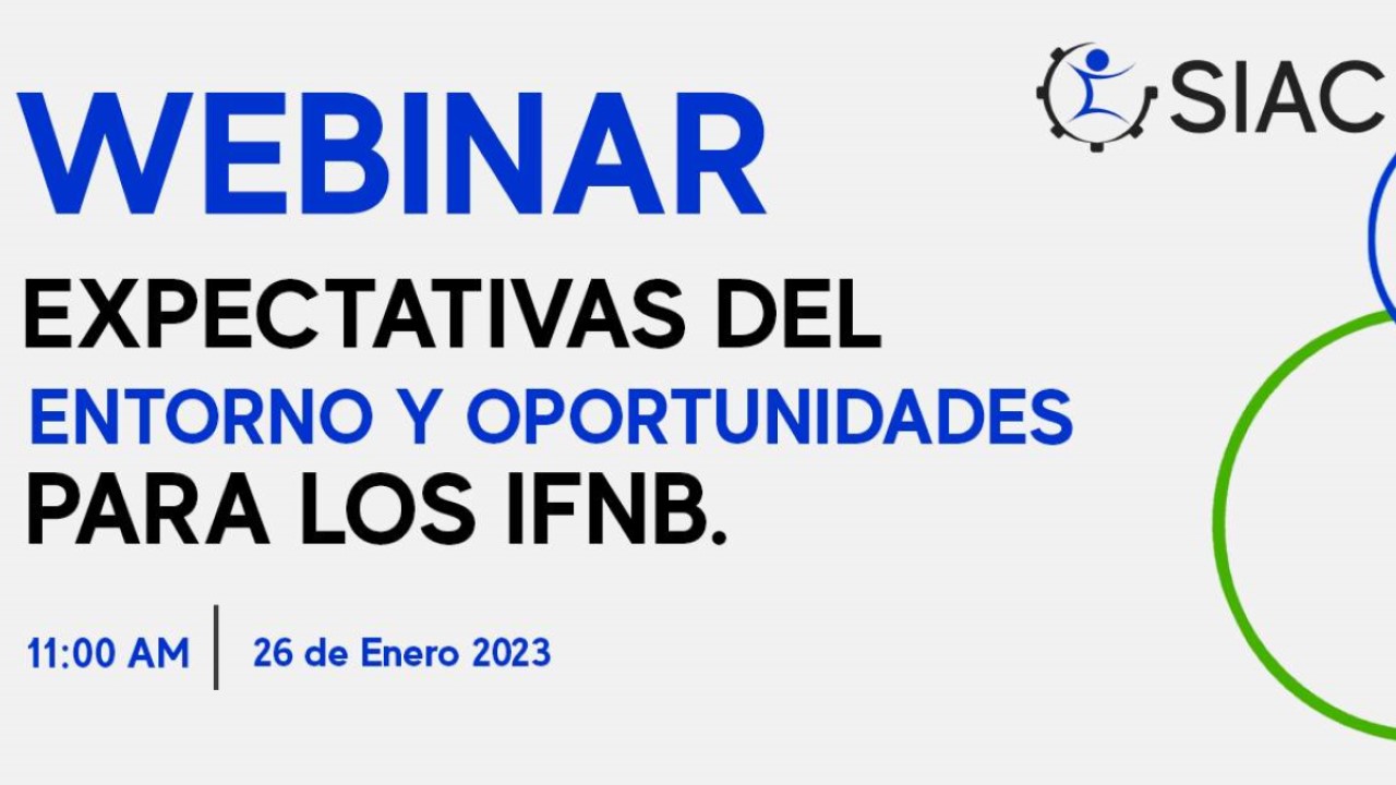 Expectativas del entorno y oportunidades para los IFNB