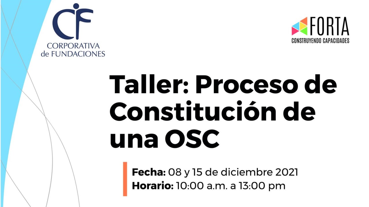 Taller | Proceso para la Constitución de una OSC