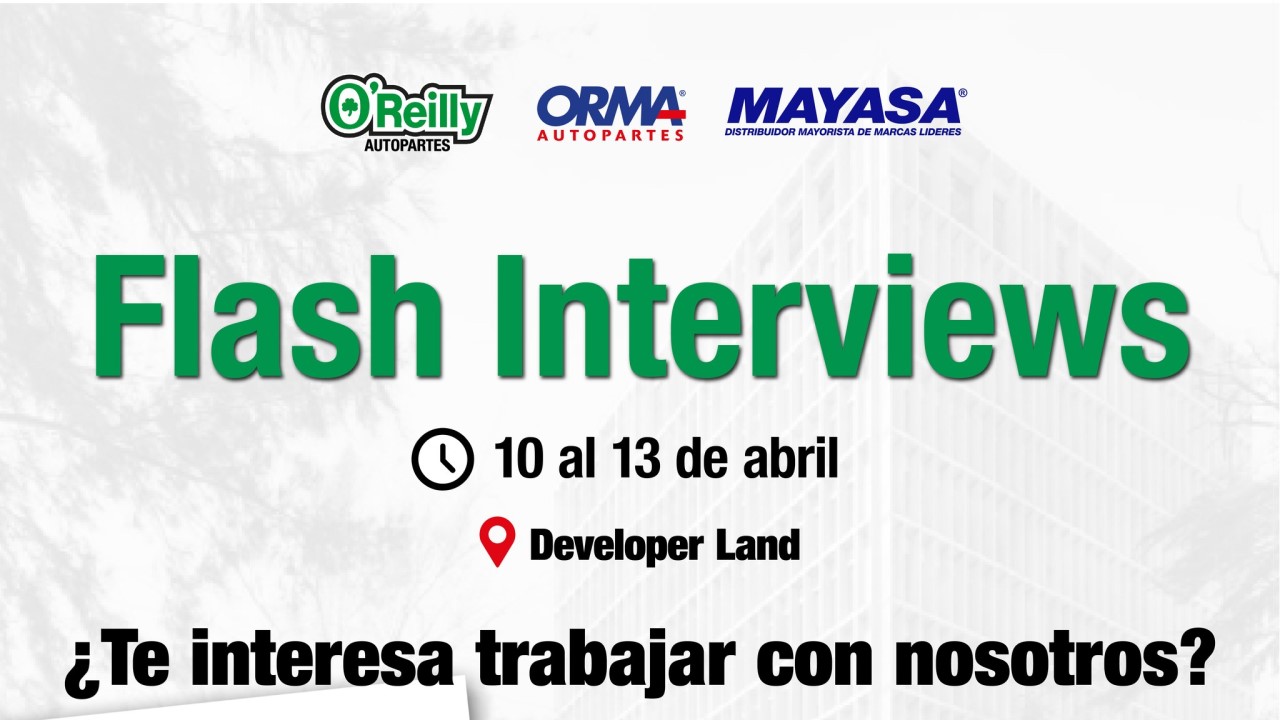 Flash interviews
