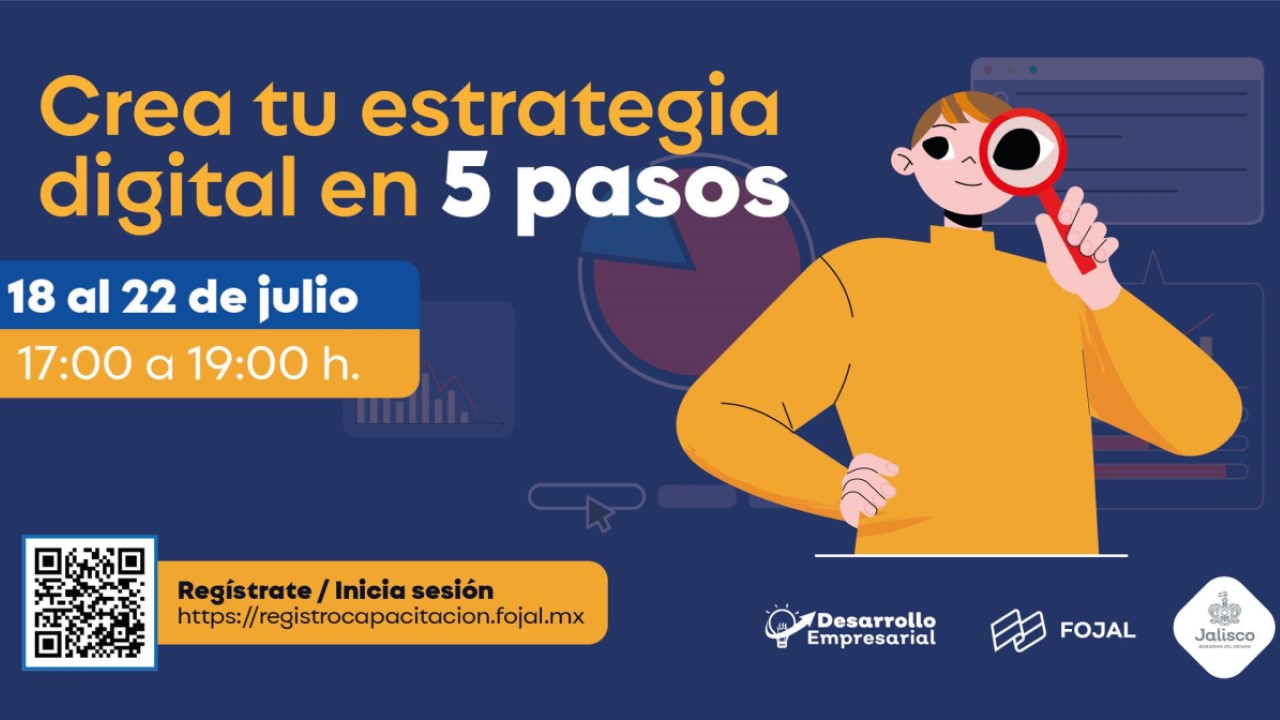 Crea tu estrategia digital en 5 pasos