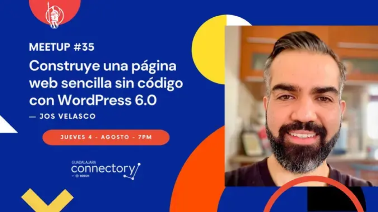 Meetup #35: Construye una página web sencilla sin código con WordPress 6.0