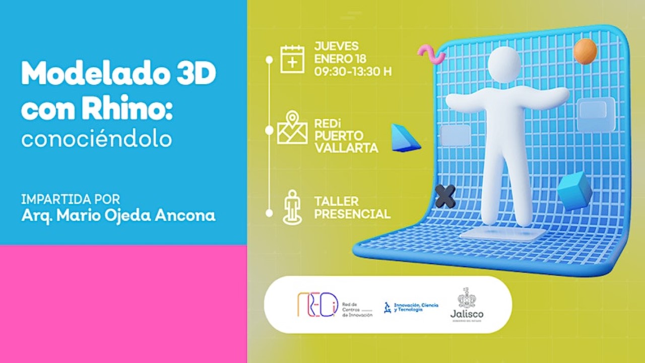 Modelado 3D con Rhino: Conociéndolo