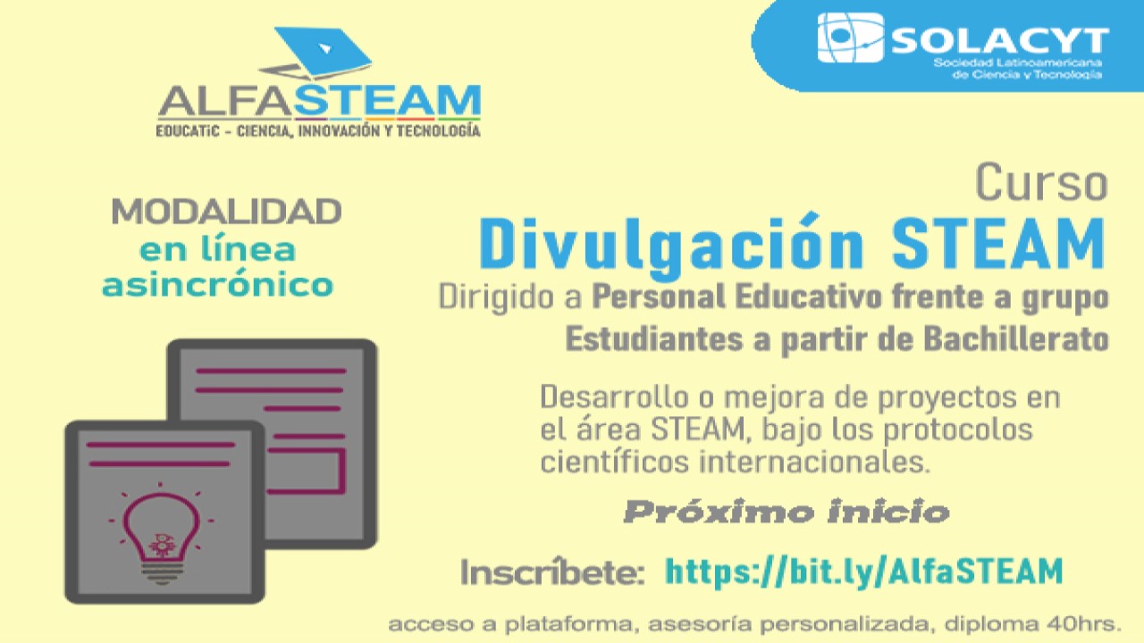 Curso Divulgación STEAM