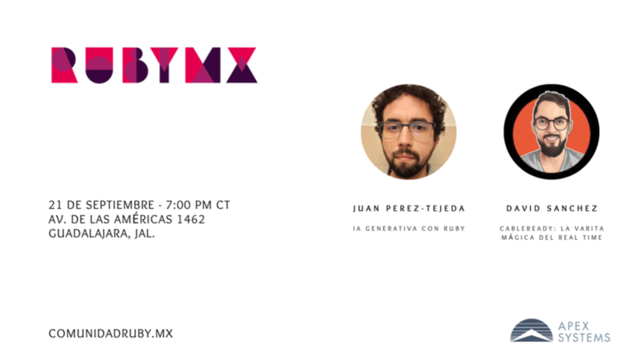 Comunidad Ruby MX - Sesión Septiembre 2023