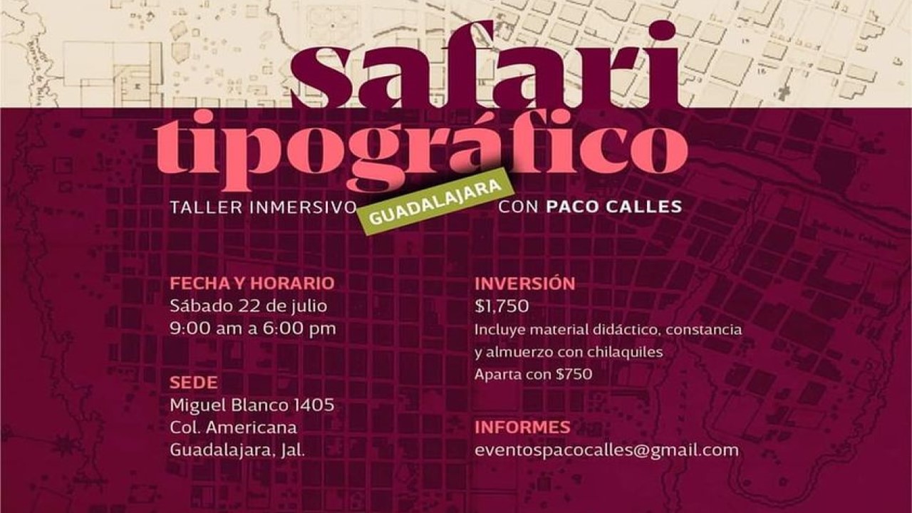 Safari Tipográfico