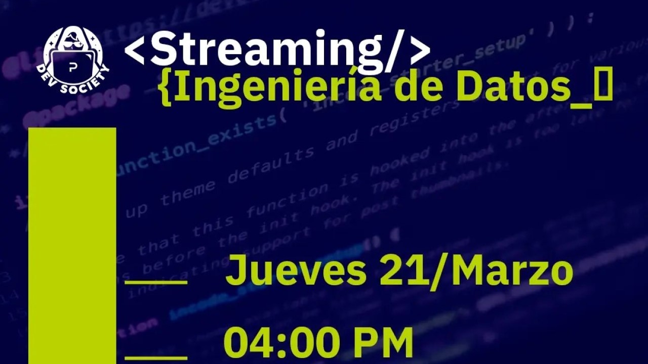 Streaming Ingeniería de Datos