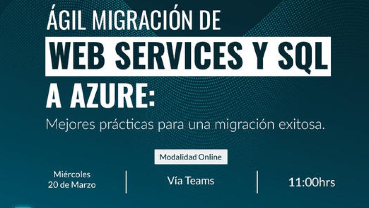 Ágil migración de Web Services y SQL a Azure
